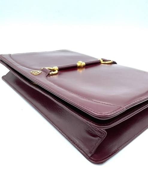 モラビト MORABITO 2way ショルダー クラッチバッグ 鞄 ワインレッド 