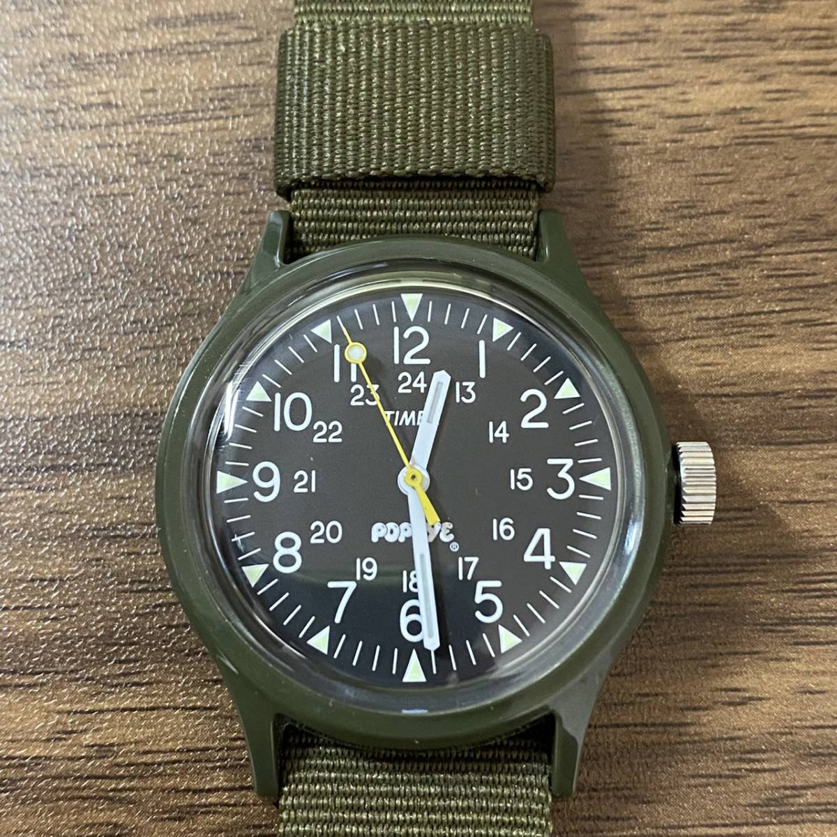 中古】TIMEX CAMPER POPEYE ポパイ 送料無料 POPEYE × TIMEX 腕時計  