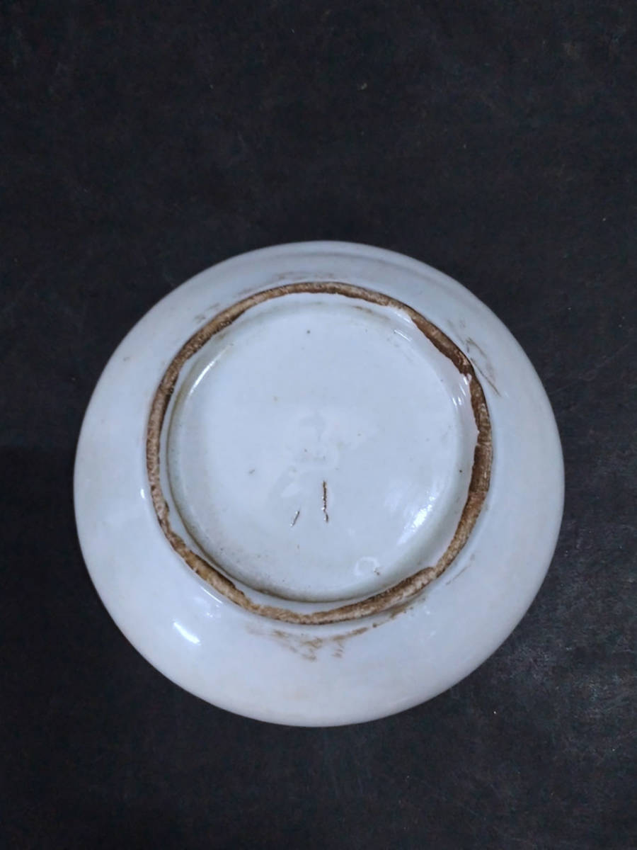 130PX☆朝鮮古陶磁☆ 高麗磁 李朝 白磁染付筆洗 古美術品 時代品 骨董