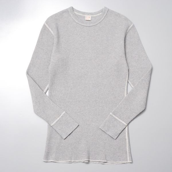 全国無料，品質保証 GJ2544 ジョーマッコイ/JOE McCOY クルーネック/BALL PARK ボールパーク コットン サーマルニット 長袖 カットソー MEDIUM 38-4 グレー(Mサイズ)｜売買されたオークション情報、yahooの商品情報をアーカ Mサイズ