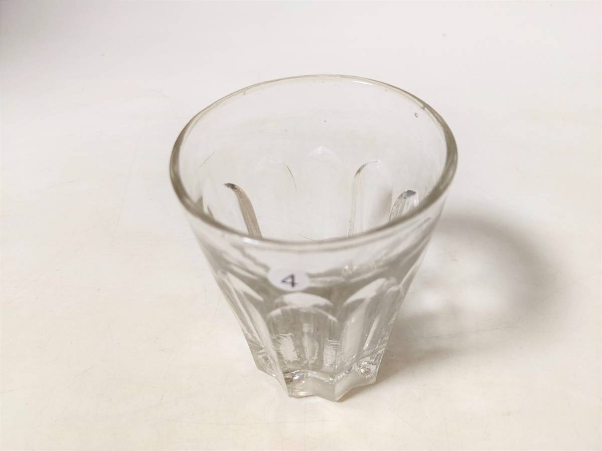 【貴重】大正　昭和　レトロ　剣先コップ　剣先グラス　気泡　3点セット　レア 剣先コップ ◇◇ 剣先グラス レトロ -剣先コップの中古品・新品・未