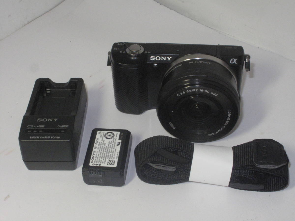 SONY α5000 ( PZ 16-50mm f3.5-5.6 OSS付き) ■シャッター数 378回 ■美品■ 10655 16-50mm E Sony lens: e f