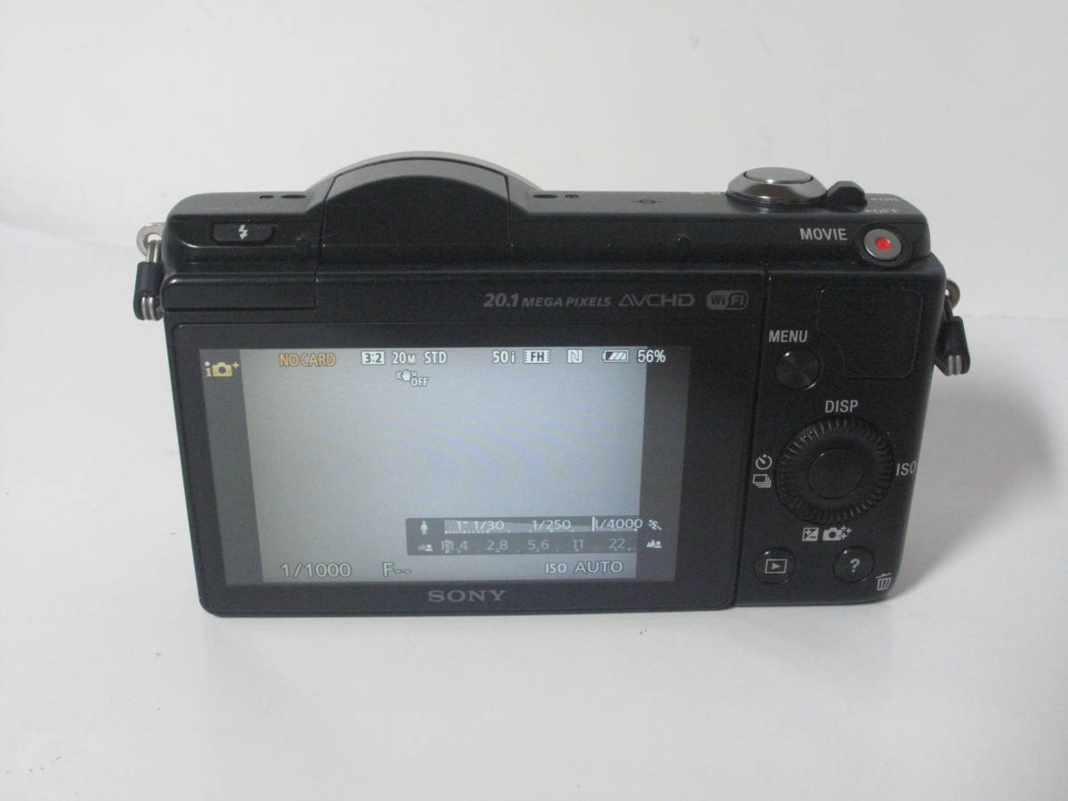 SONY α5000 ( PZ 16-50mm f3.5-5.6 OSS付き) ■シャッター数 378回 ■美品■ 10655 16-50mm E Sony lens: e f