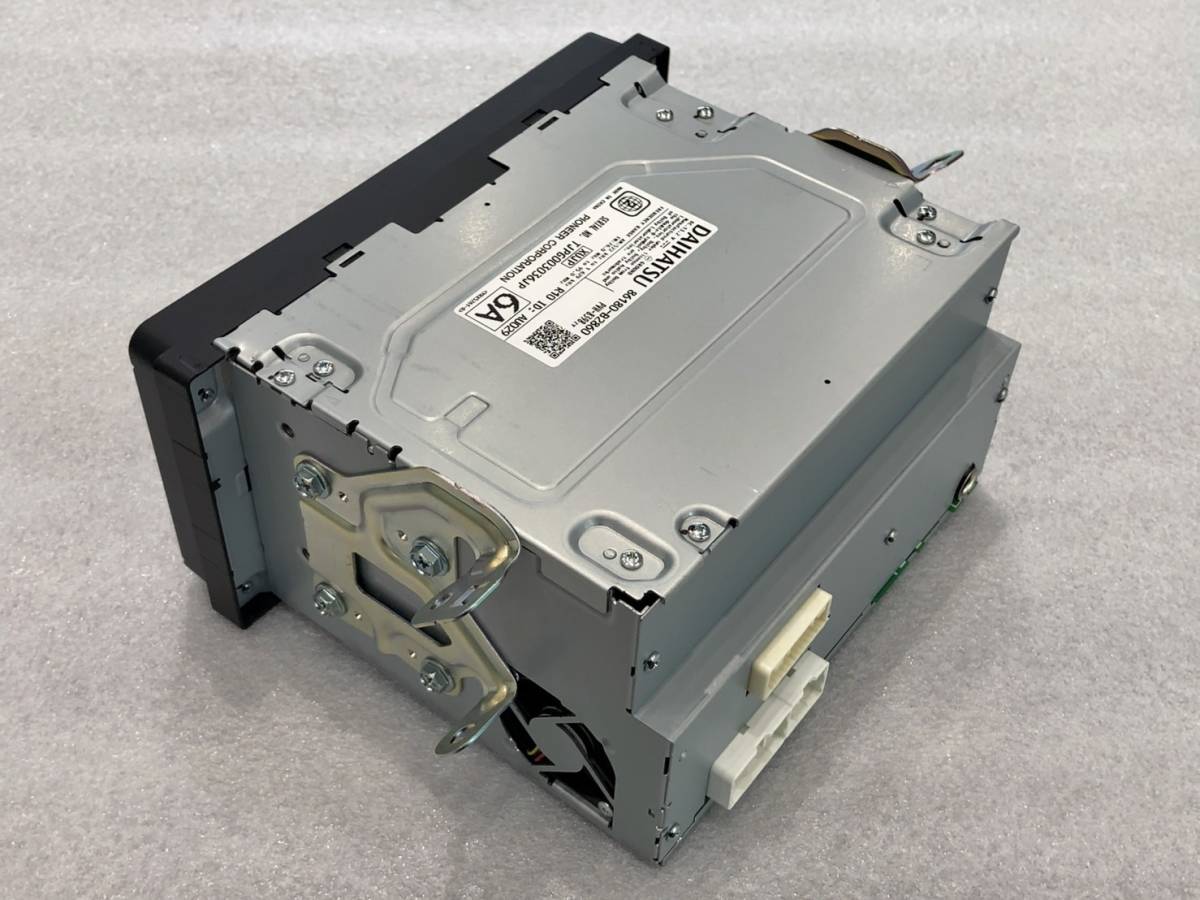 ダイハツ純正オーディオディスプレイ 86180-B2860 PVH-8398ZY ダイハツ純正6.2インチディスプレイオーディオ 86180-B2860 新車外し