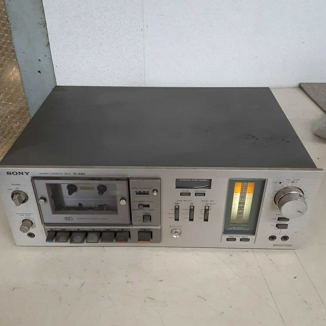 TC-K60 SONY - ソニー Sony カセットデッキ レトロビンテージ品☆ L8 