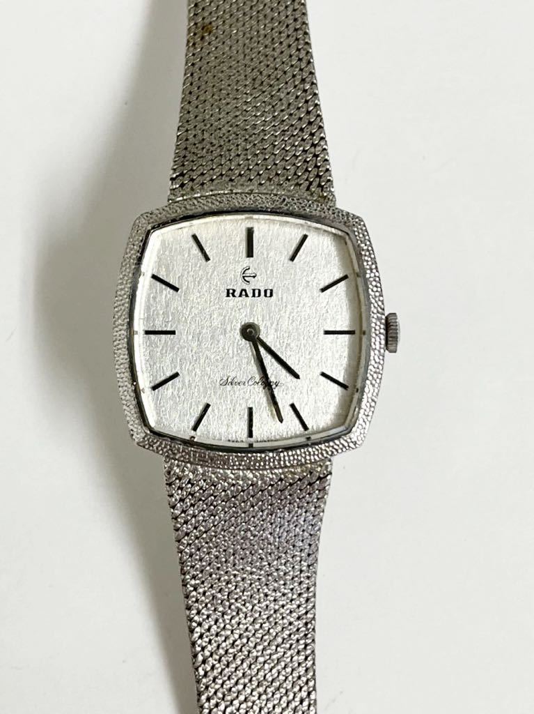 稼働 RADO 鬱陶し ラドー エレガンス 手巻き SV925 ビンテージ