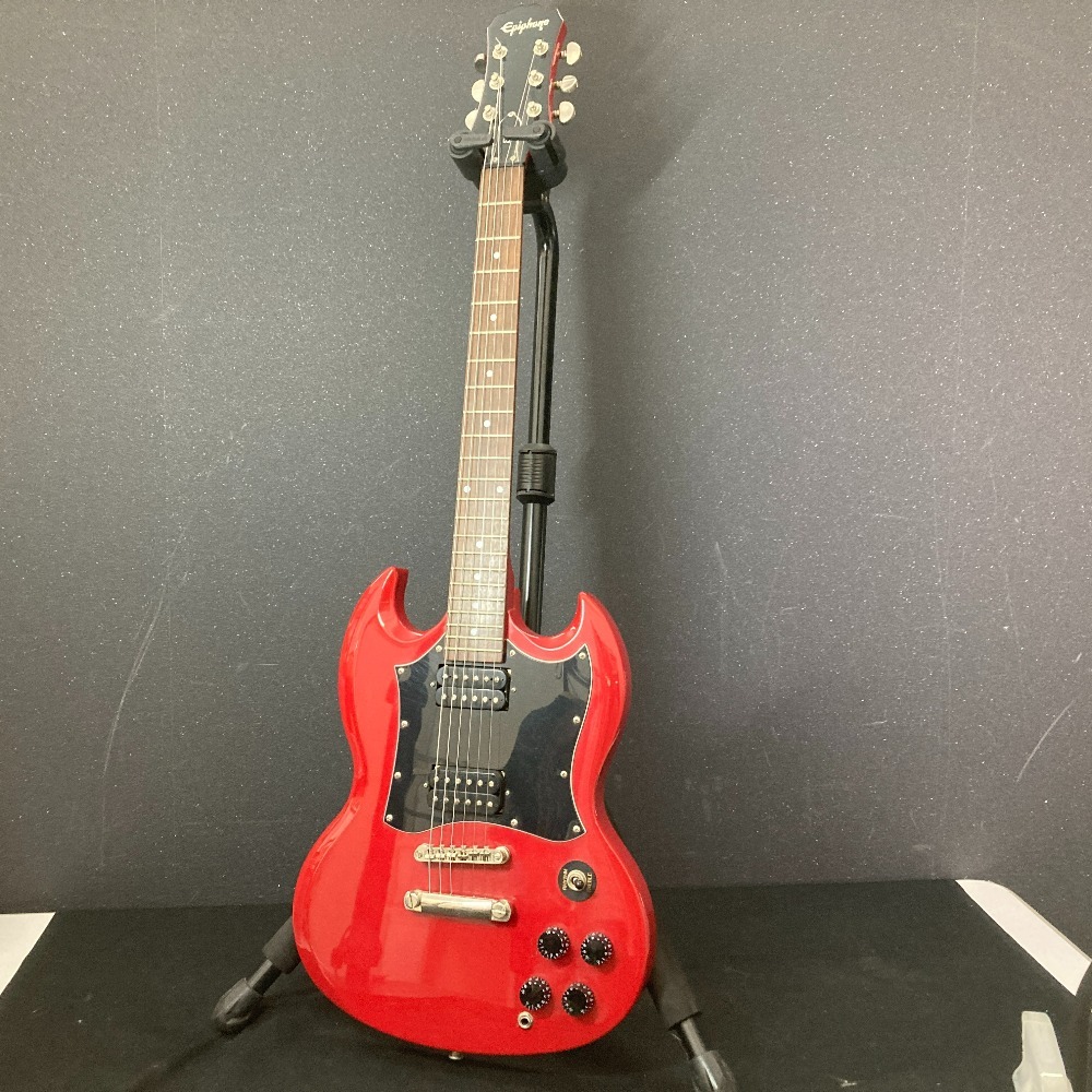 Epiphone エピフォン SG エレキギター 赤 レッド 楽器 音出し確認済み