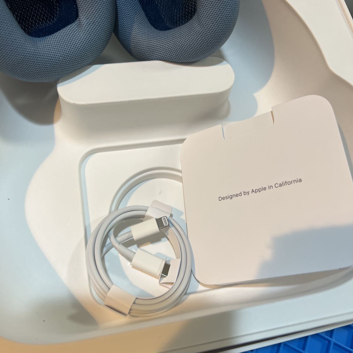 限定価格AirPods Max ブルー USBC Apple Care+加入済 Apple AirPods Max ブルー 本体新品 Apple Care+付(2023年10月まで保証