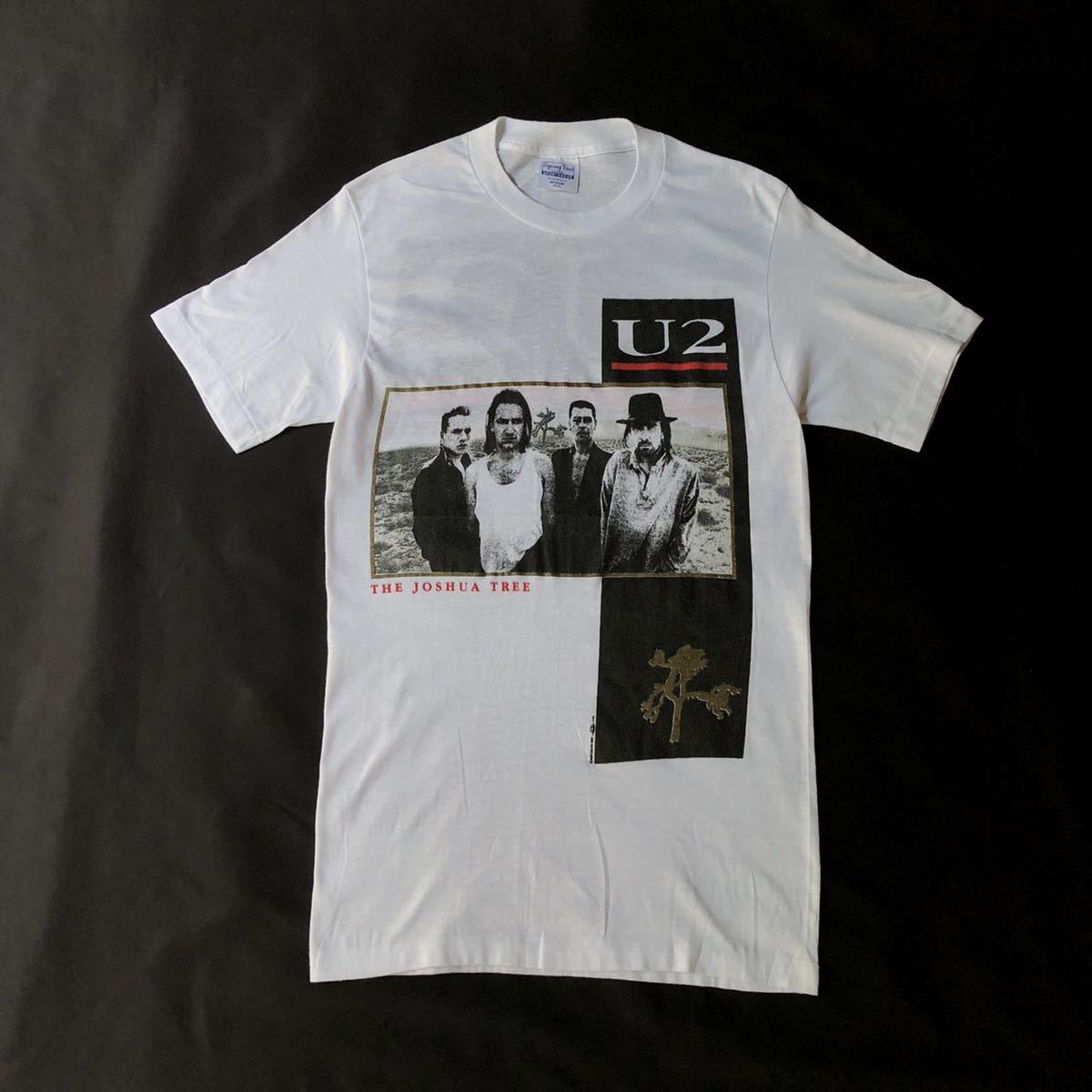 品質保証，SALE 80s Spring Ford U2 The Joshua Tree Tシャツ made in USA スプリングフォード ユートゥー ジョシュア ツリー バンT vintage ヴィンテージ(Tシャツ)｜売買されたオークション情報、yahooの商品情報をアーカイ Tシャツ