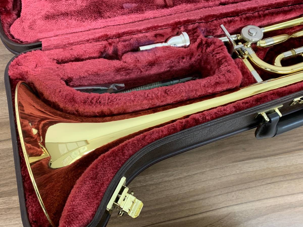 4022】ハードケース付 YAMAHA ヤマハ テナーバストロンボーン Xeno 