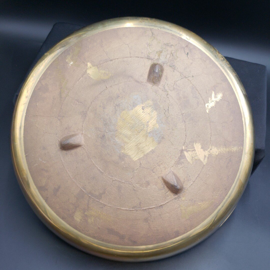 JIS規格BC2材料　直径36cm 重さ2.6kg　天ぷら鍋　大きい　銅合金鍋　青銅鋳物　業務用 店舗用 飲食店 料亭 割烹料理【100t1640】 揚げ鍋 鉄製 36cm ） 揚げ物鍋 キッチンメイト