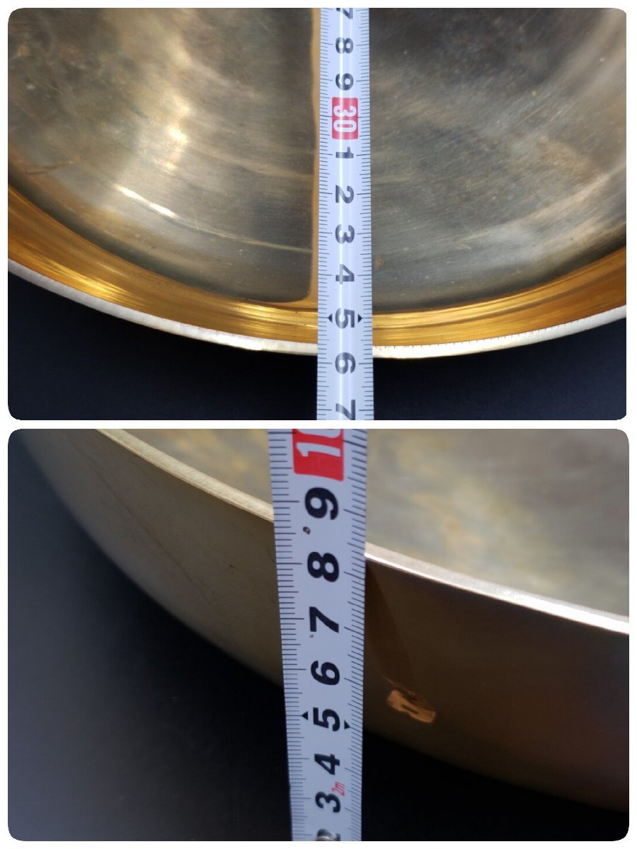 JIS規格BC2材料　直径36cm 重さ2.6kg　天ぷら鍋　大きい　銅合金鍋　青銅鋳物　業務用 店舗用 飲食店 料亭 割烹料理【100t1640】 揚げ鍋 鉄製 36cm ） 揚げ物鍋 キッチンメイト