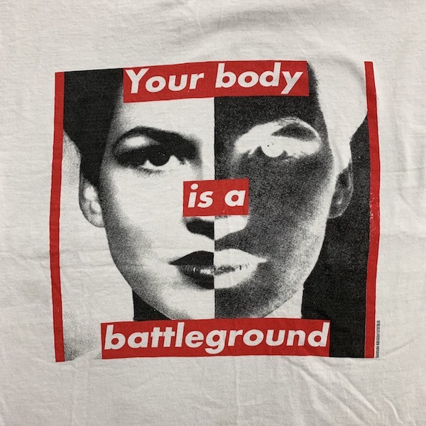 最安値，HOT BARBARA KRUGER Tシャツ 90s USA ヴィンテージ コピーライト アートT バーバラクルーガー Jenny Holzer ブルースウェーバー bruce weber(Tシャツ)｜売買されたオークション情報、yahooの商品情報をアーカイ Tシャツ