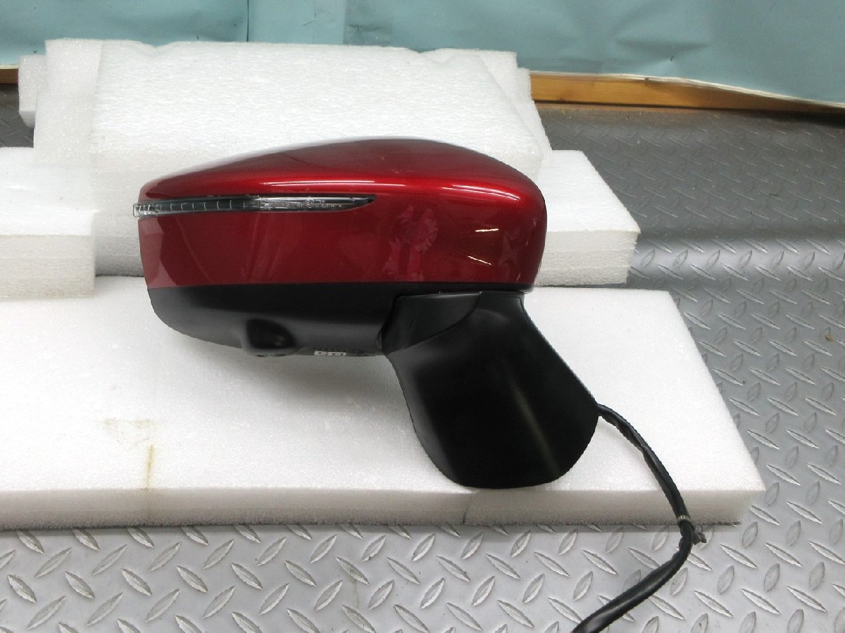 全国無料，大人気 E12 ノート NOTE 後期 純正 右ドアミラー カメラ ウインカー付き 96301-5WJ5B ガーネットレッド(ドアミラー)｜売買されたオークション情報、yahooの商品情報をアーカイブ公開 - オークファン 日産用
