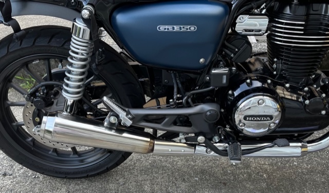 GB350スタンダード用 ウイルズウィン・スリップオンマフラー（メガホン 