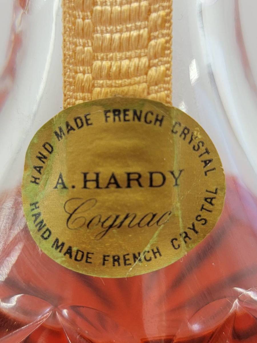 ☆A. HARDY ハーディー クリスタル デキャンタ コニャック ブランデー