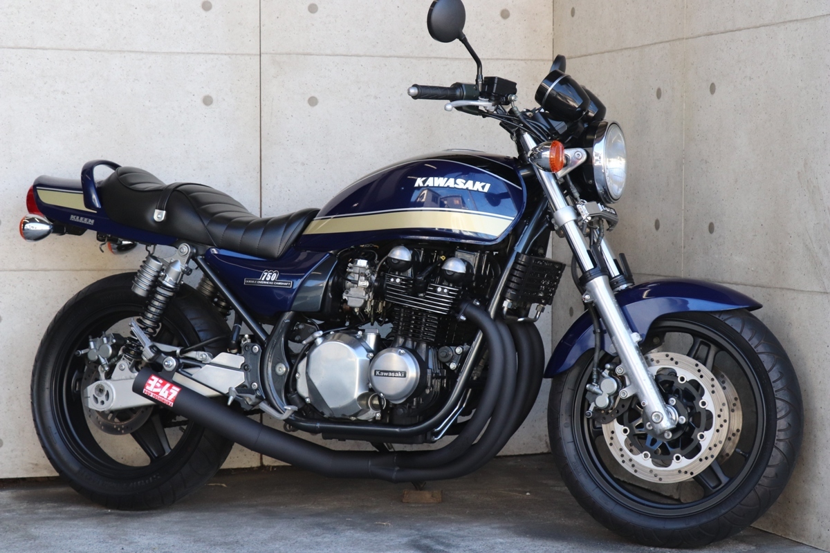 横浜～ Kawasaki ゼファー750 平成15年式 メタリックノクターンブルー