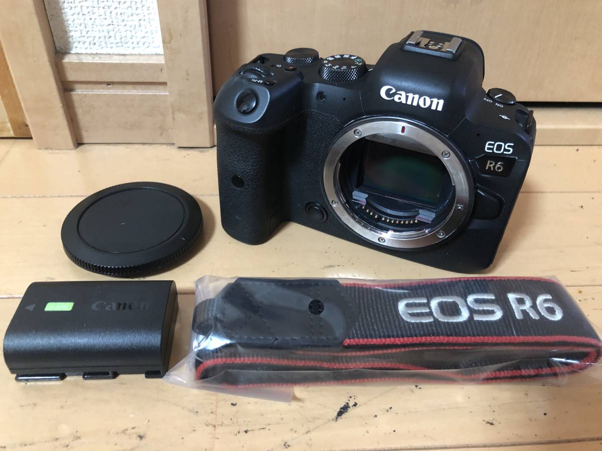 Canon キャノン EOS R6 デジタル 一眼レフ カメラ ボディ ストラップ 