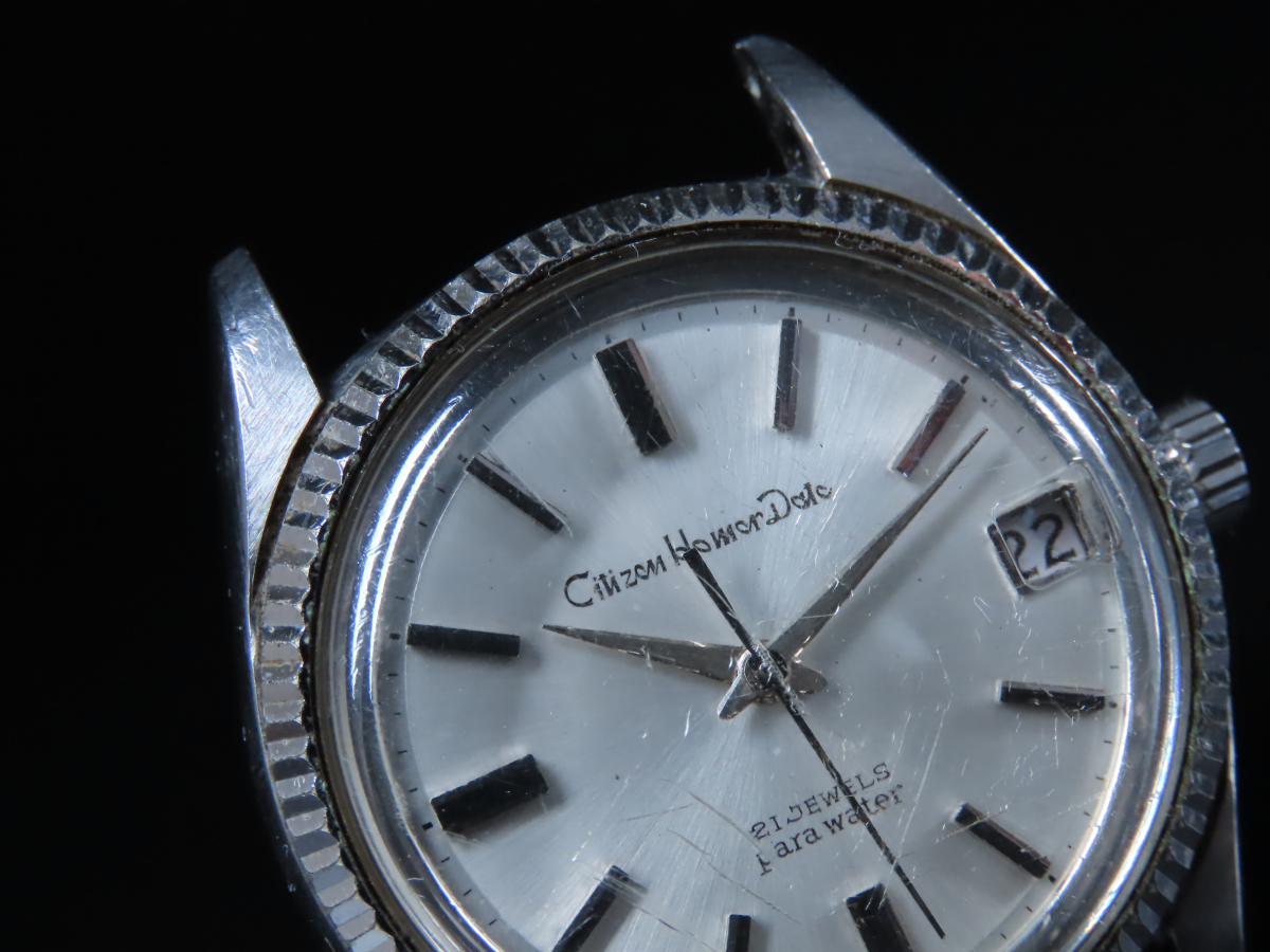 CITIZEN シチズン Homer Date ホーマーデイト Para Water 21石 