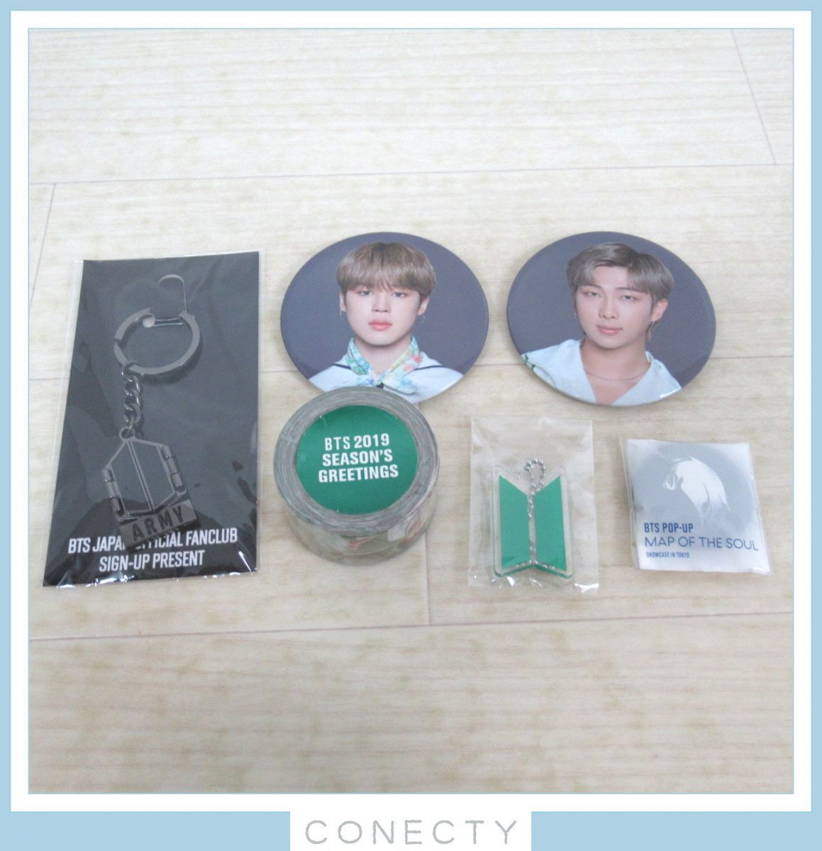 未開封BTS ジミン キーリング バッジ4点
