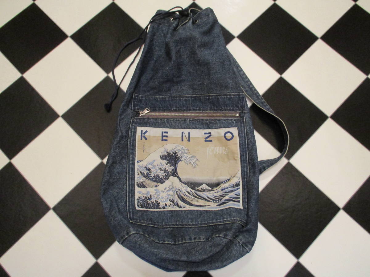 KENZO 葛飾北斎 ショルダーバッグ KENZO - KENZO 葛飾北斎 ショルダーバッグの通販 by mms｜ケンゾーなら