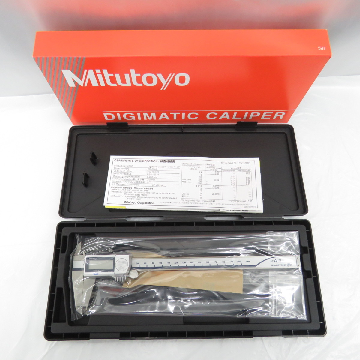 ミツトヨ デジタルキャリパー新品未使用CD-20C 電池式 ミツトヨ | デジタルノギス デジマチックキャリパー・ソ CDS20C ノギス