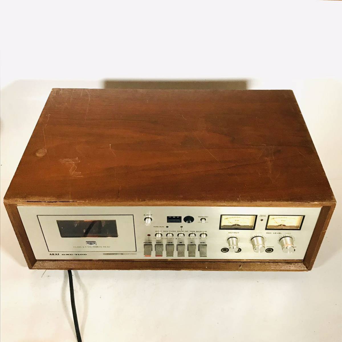 AKAI アカイ 赤井電機 ステレオ カセットデッキ GXC-710D 当時物