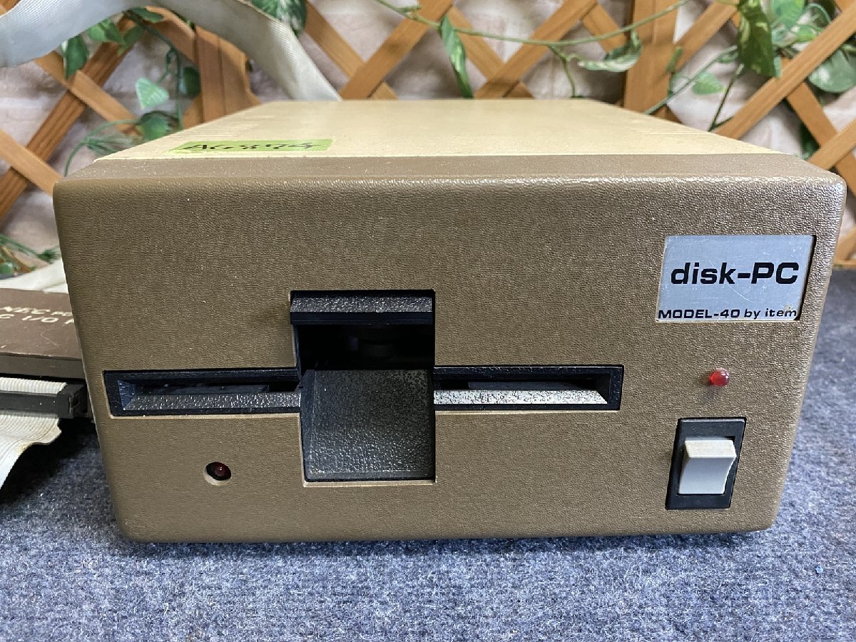 皿 送100サイズ】アイテム disk-PC MODEL-40＋NEC PC-8033 5.25インチFDD+