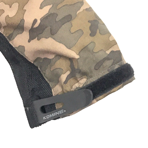JK-114 | コミネ レビュー安くて安全性の高い高コスパのコミネのメッシュ テン プロテクトメッシュパーカーテン《春・夏・3シーズン対応》&frasl;コミネ コミネ サイズ M JK-114 プロテクトメッシュジップアップジャケット フーディー 迷彩柄 メンズ カーキ×茶×黒系 KOMINE