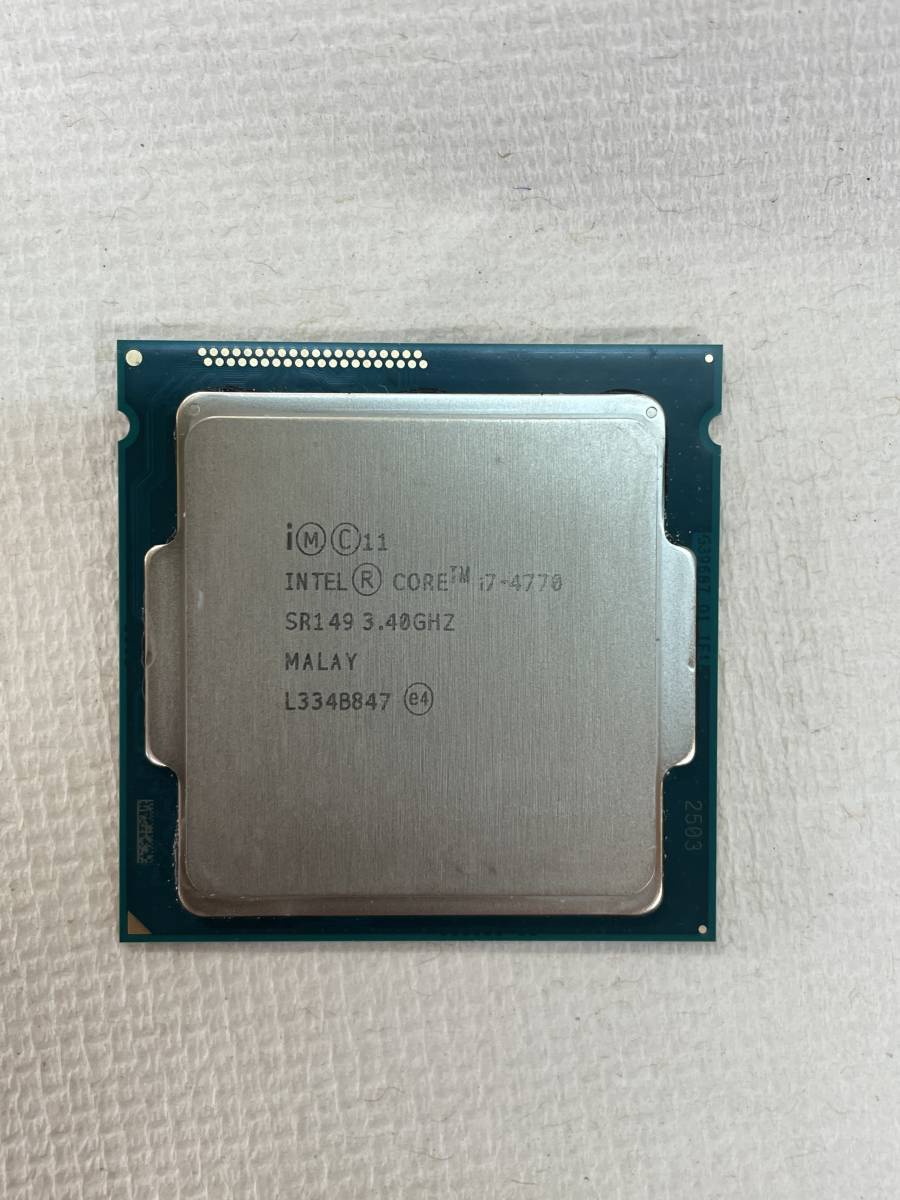 Core Intel i7-4770 i7 中古 CPU core | 送料無料1 i7-7700作動機器