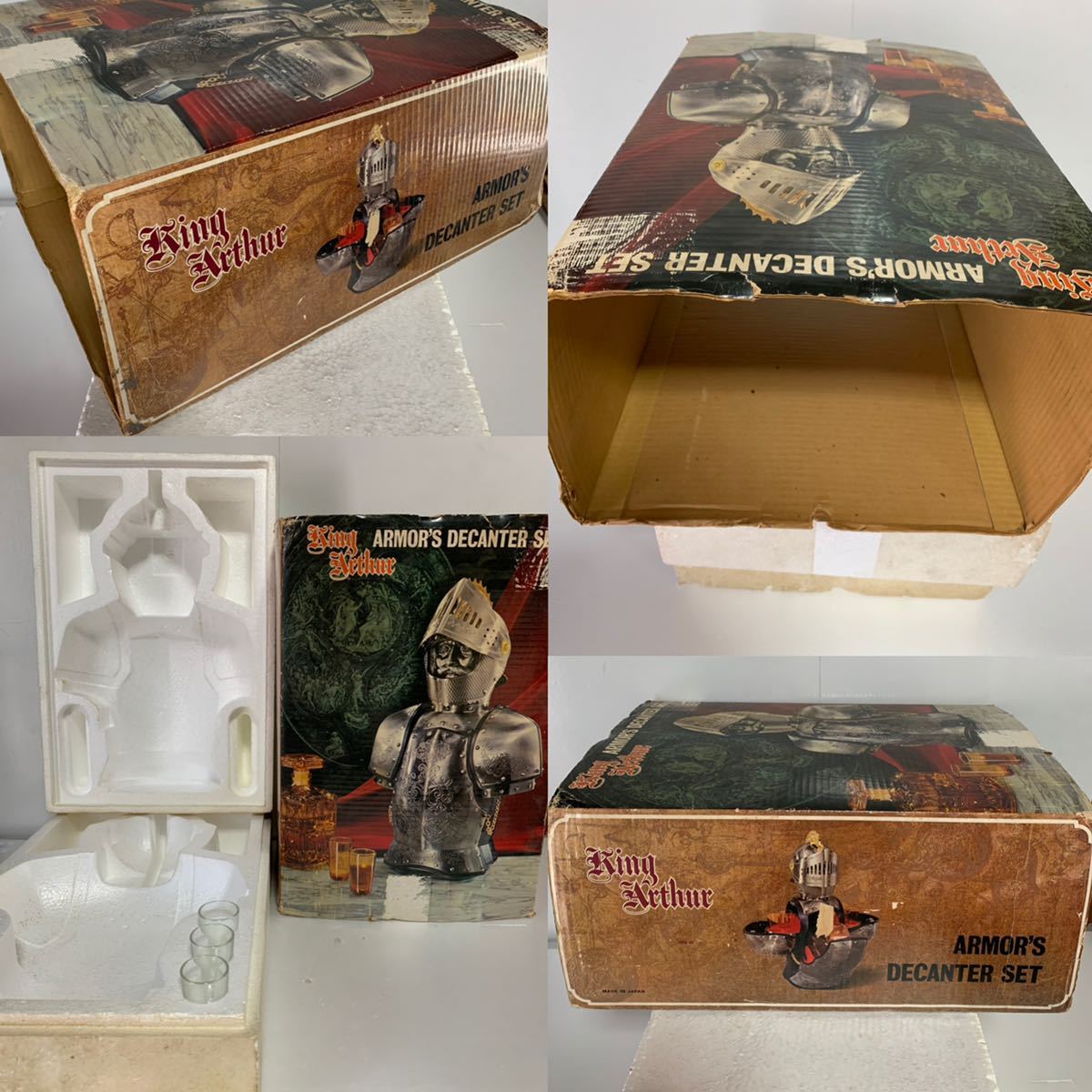 NIKKAウィスキー西洋甲冑騎士デキャンタ ショットグラスセット ニッカ