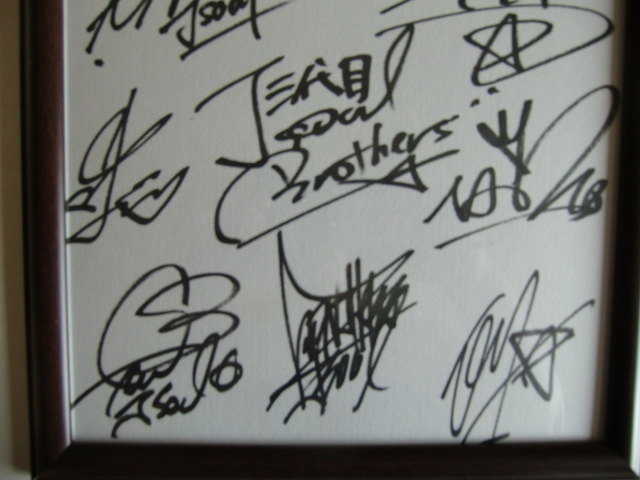 公式 二代目 J Soul Brothers 直筆サイン 色紙 EXILE
