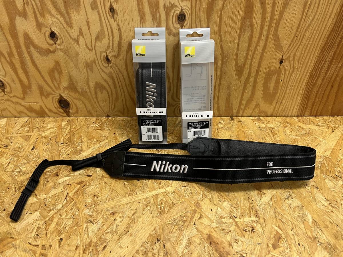 新品 Nikon ニコン ワイドデジタルストラップ 発送サイズ:80予定 ＃8121 Nikon ニコン ネックストラップ D3300 一眼レフ +