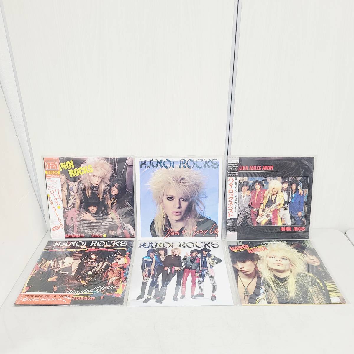 【驚きの破格値，2026】 B HANOI ROCKS ハノイロックス LP レコード 6枚/ UNDER WATER WORLD/燃えるロンドン ナイト/ミリオンマイルス アウェイ 等(H)｜売買されたオークション情報、yahooの商品情報をアーカイブ公開 - オークフ H