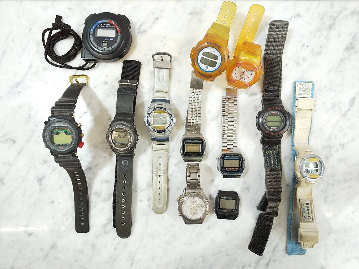 カシオ 2026年最新Yahoo!オークション 腕時計ジャンクの中古品 CASIO