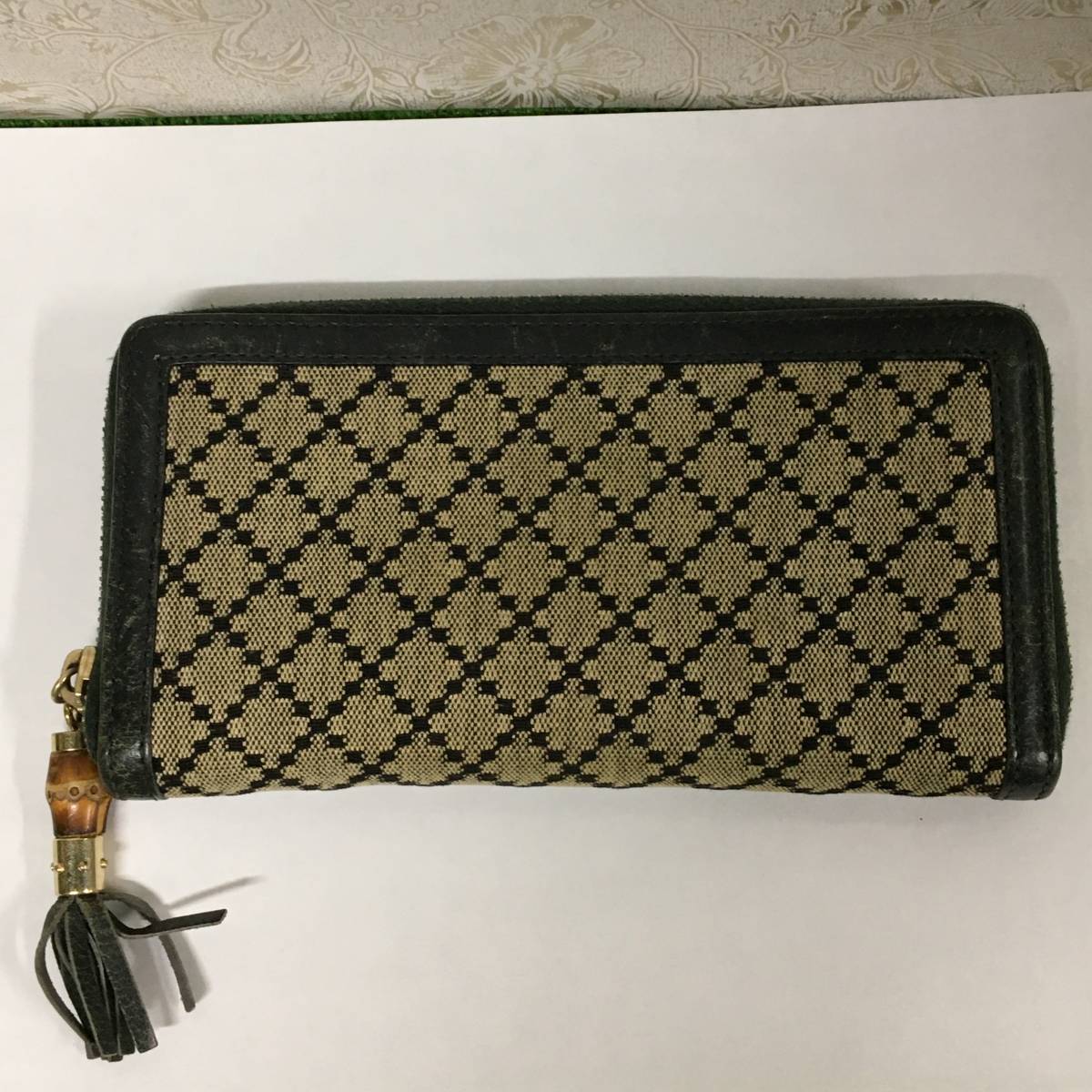 GUCCI グッチ ディアマンテ バンブータッセル ラウンドファスナー 長 