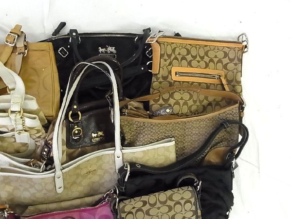 人気スポー新作 1円 COACH コーチ シグネチャー キャンバス レザー 等