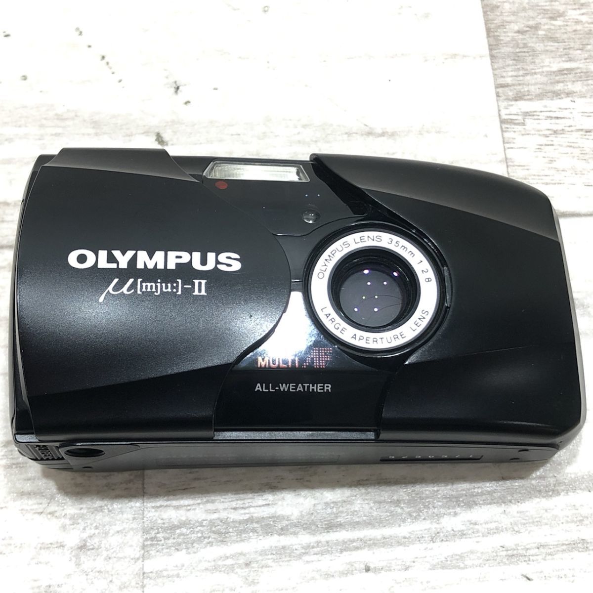 美品 オリンパス OLYMPUS μ(mju:)-II OLYMPUS LENS 35mm 1:2.8[Q2064