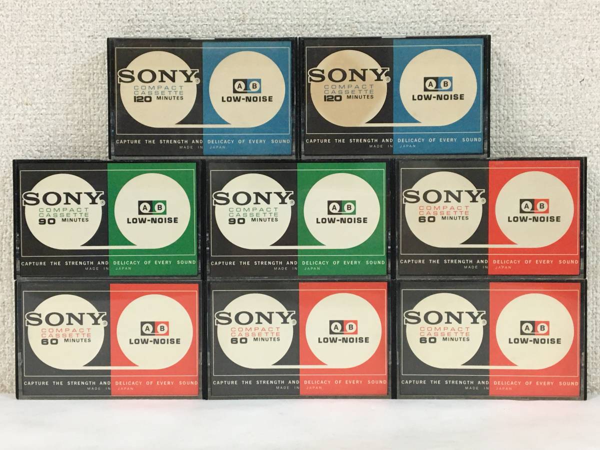 M447 SONY カセットテープ LOW-NOISE C-120 他 70年代 海外輸出仕様 8