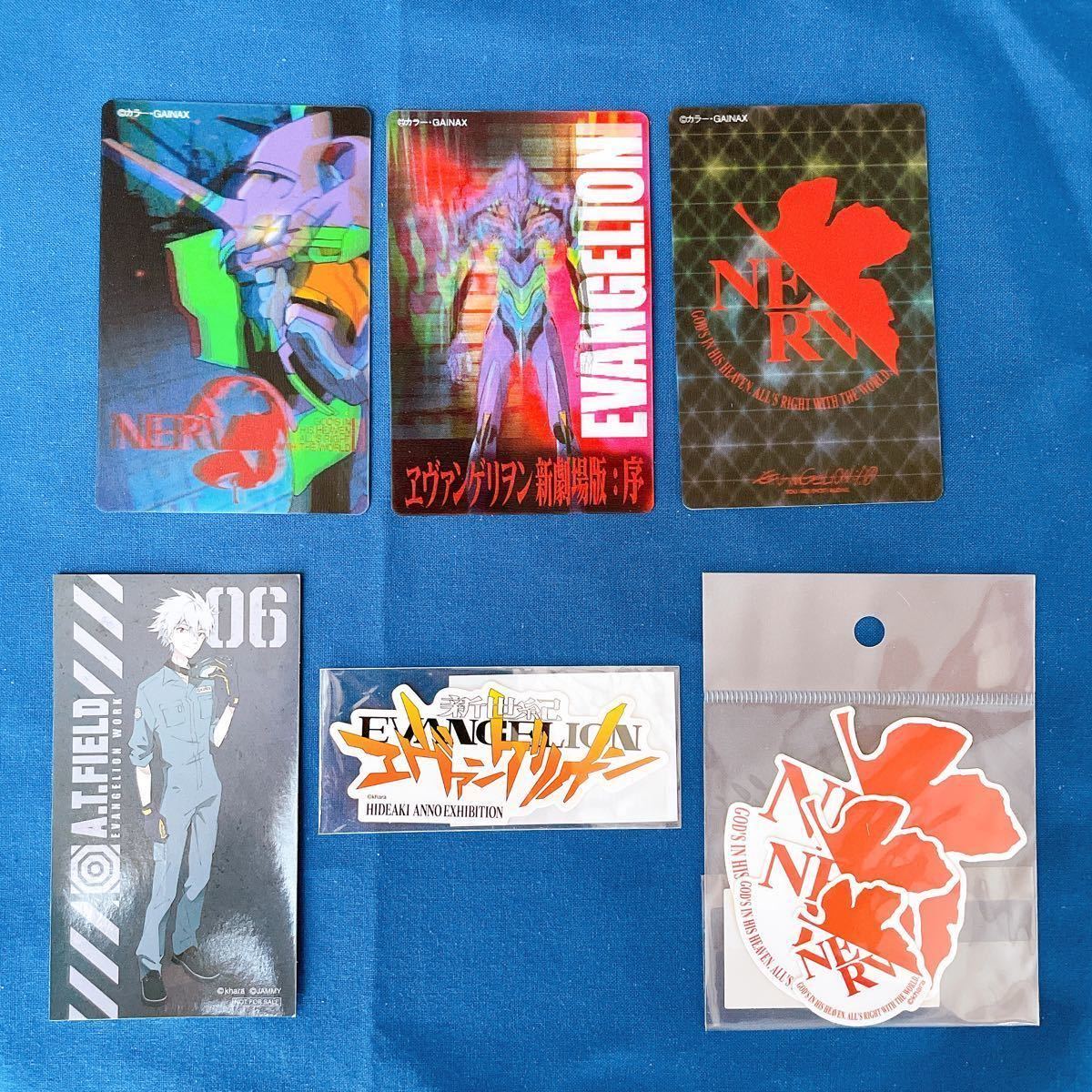 エヴァンゲリオン　ポストカード、ステッカー他　計18点 エヴァンゲリオン ポストカード、ステッカー他 計18点 EVANGELION