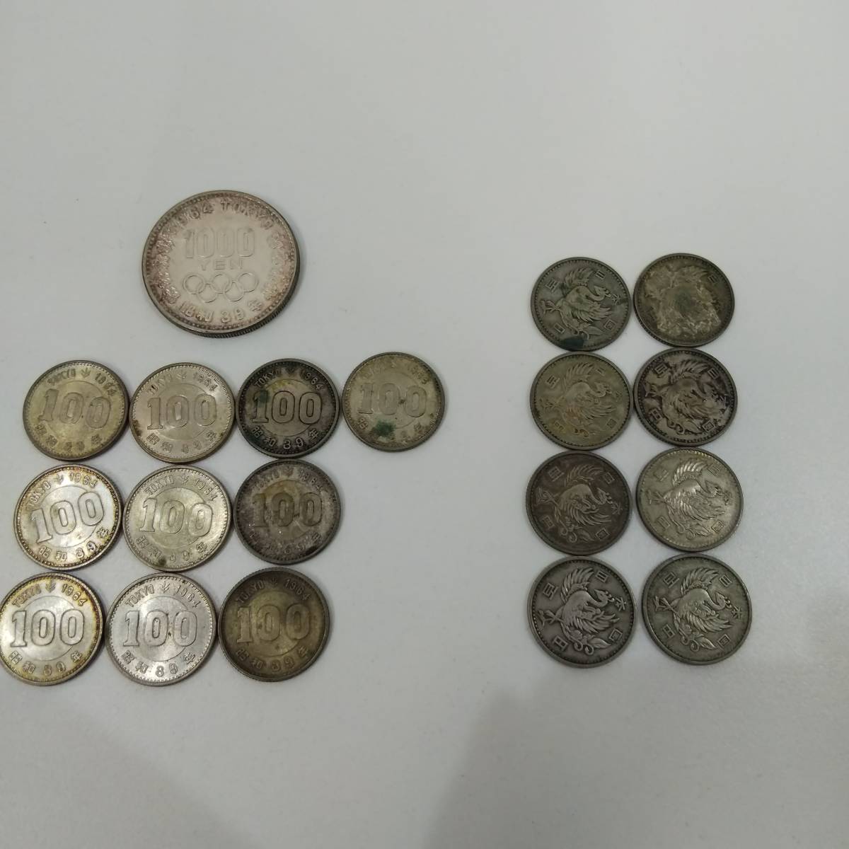 1964年 銀貨 日本 100円銀貨 銀幣日本国Japan 銀貨幣 東京五輪 ms223