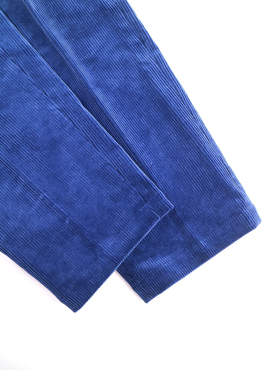 SCYE サイ 18AW ノッチドラペル2Bコーデュロイイセットアップ ネイビー