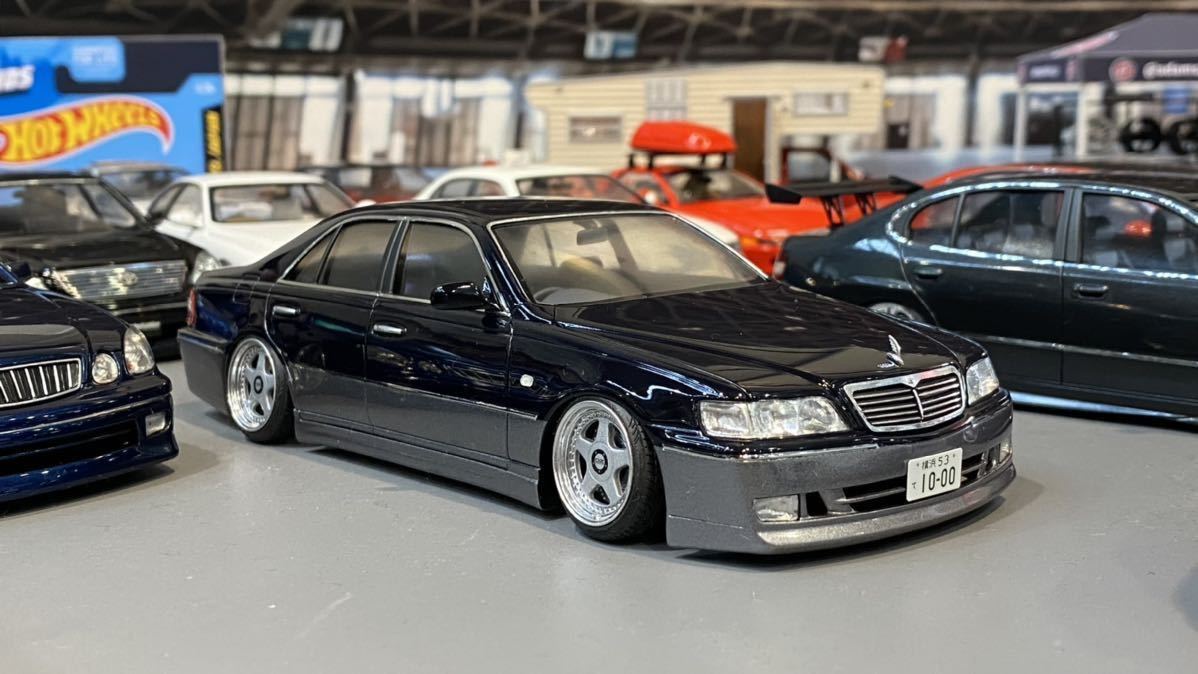 1/24 アオシマ Y33 シーマ 完成品 VIP オートクチュール(完成品)｜売買