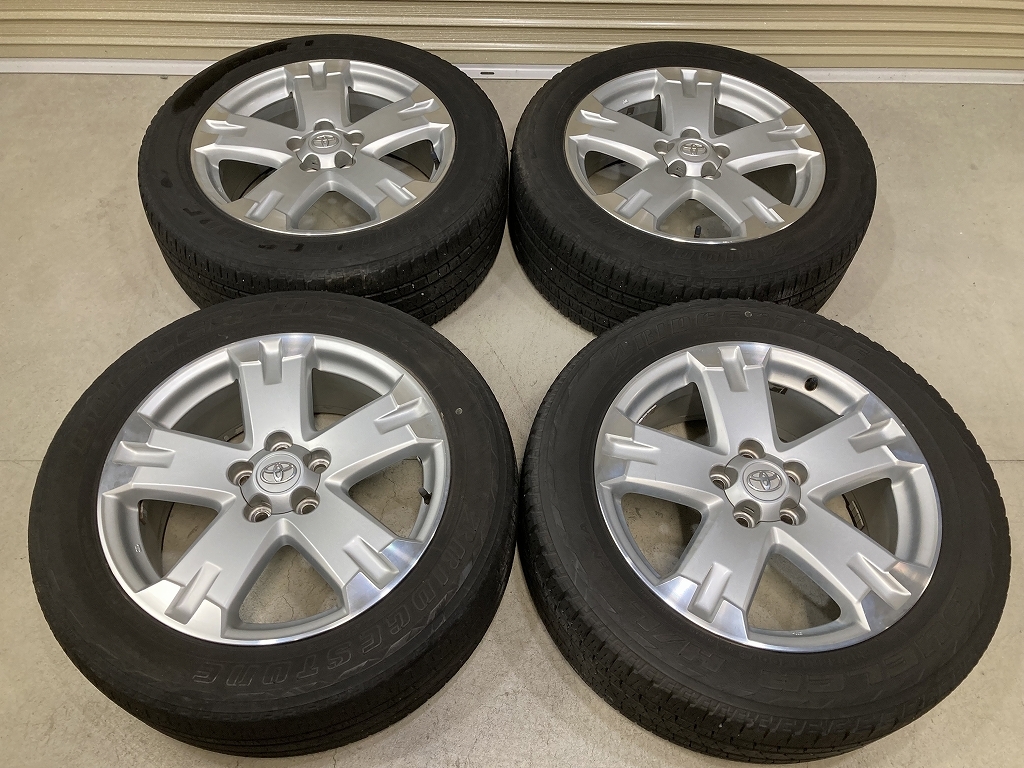 トヨタ RAV4 純正 18インチ 7.5J +45 PCD114.3 5H BRIDGESTONE DUELER H/L
