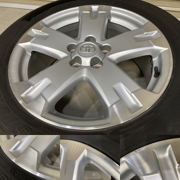 トヨタ RAV4 純正 18インチ 7.5J +45 PCD114.3 5H BRIDGESTONE DUELER H/L