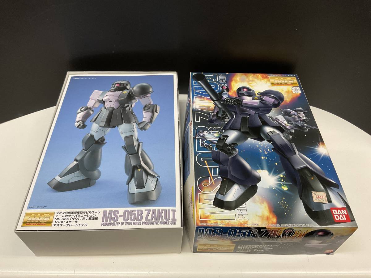 MS-05B ザクI HGUC 1&frasl;144 黒い三連星仕様 - MG MS-05 1&frasl;100 ガンプラ｜ホビーサーチ 黒い三連星 ガンプラ マッシュ専用機｜kuromusutajioさんの 黒い三連星ザクⅠ MG｜Yahoo!フリマ（旧PayPayフリマ） -S.I.C.に囲ま