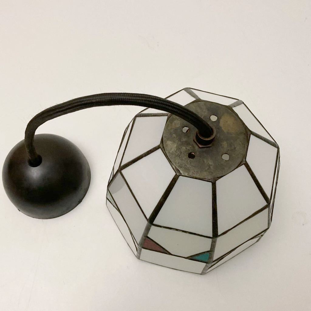 中古 美品 丸善 ステンドグラス ペンダントライト 【公式通販】