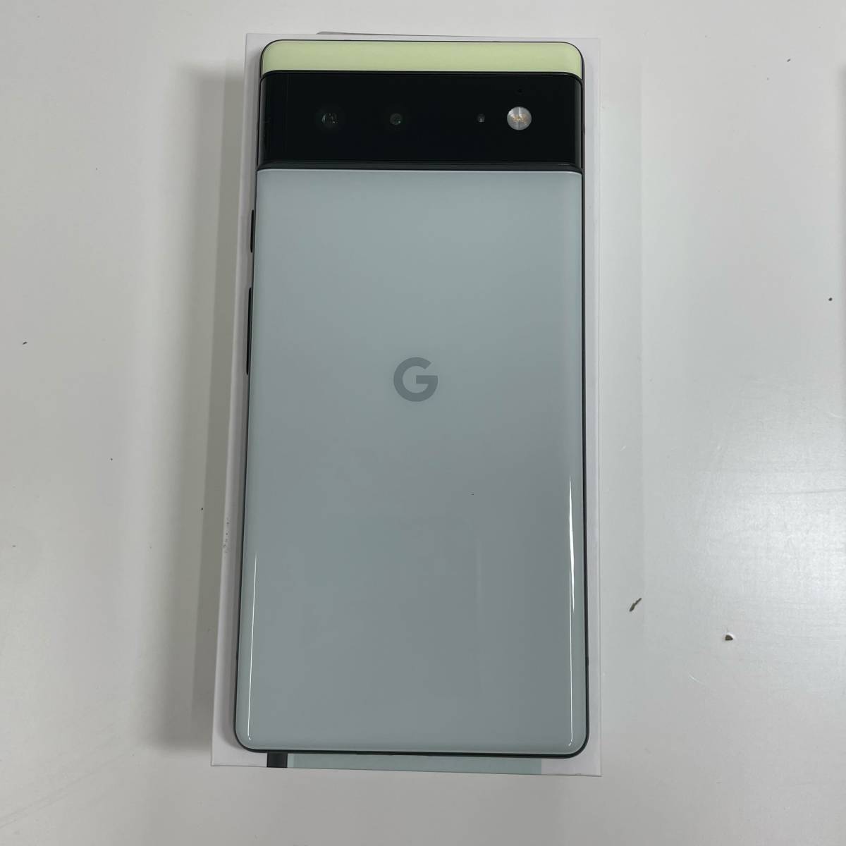 ☆未使用☆ Google Pixel 6 128GB ソータ シーフォーム KDDI 利用制限○ SIMロック解除済 GA02910-JP【6039】_3