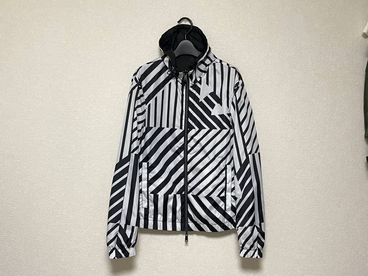 ★美品 EMPORIO ARMANI エンポリオ アルマーニ リバーシブル ナイロン パーカー サイズ46★