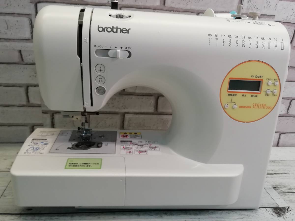 ブラザーコンピュータミシン SENSIA400(CPE00シリーズ) 美品 ☆◇【1円 